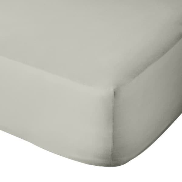Natural 300tc Egyptian Cotton Fitted Sheet
