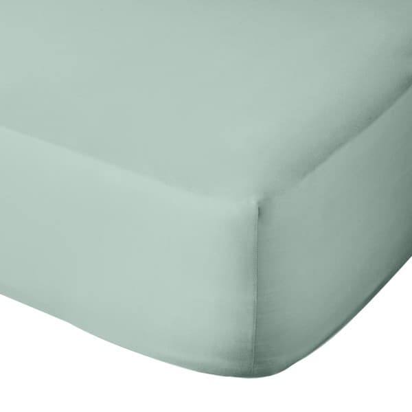 Duck Egg 300tc Egyptian Cotton Fitted Sheet