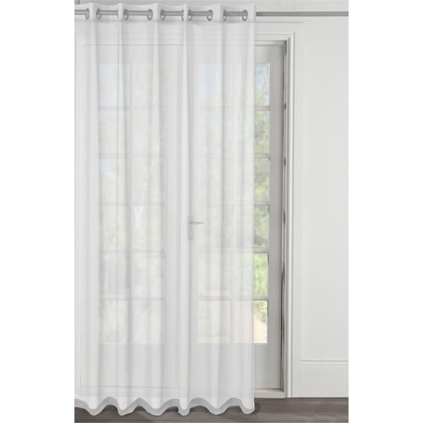 White Mystical Voile Curtain
