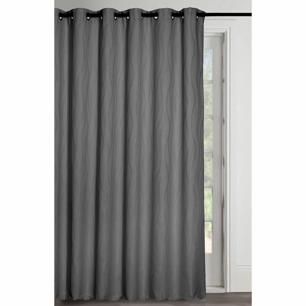 Ebony Charcoal Curtain