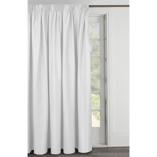 Plain White Curtain