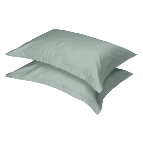 Oxford Duck Egg 300tc Egyptian Cotton Pillowcase Pair