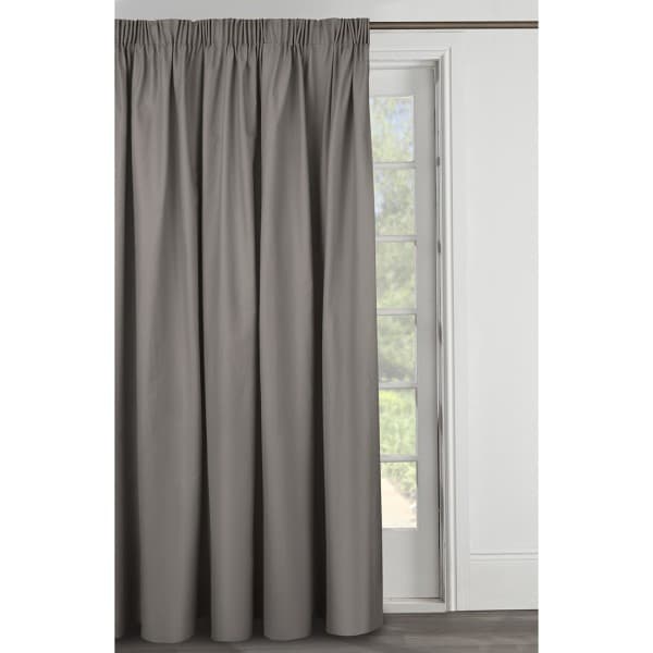 Plain Charcoal Curtain
