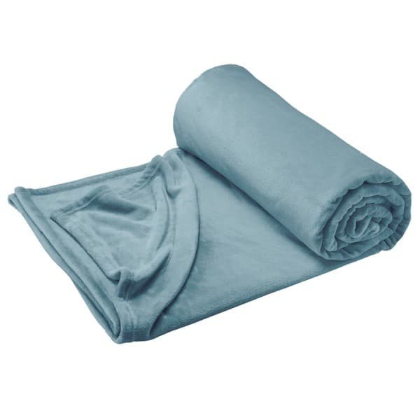 Shimmersoft Teal Throw