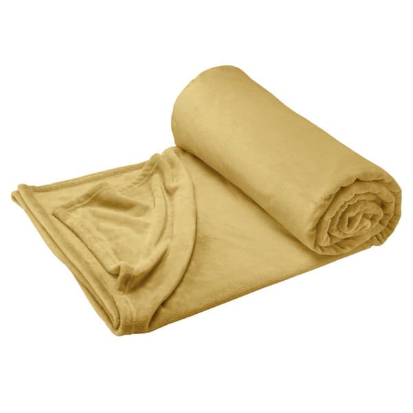 Shimmersoft Honey Throw