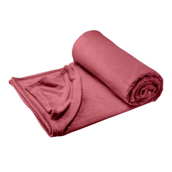 Shimmersoft Garnet Throw