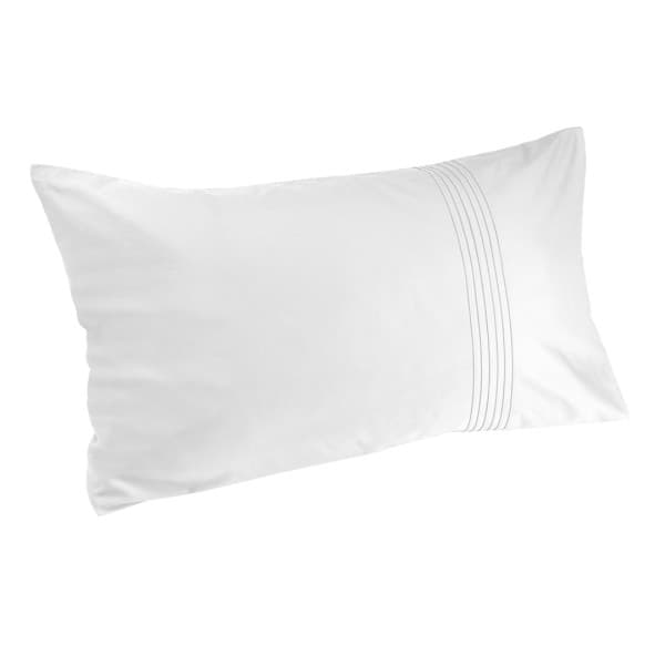 White Astoria Pair Pillowcase