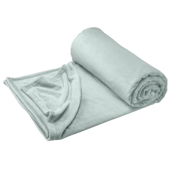 Shimmersoft Eggshell Throw