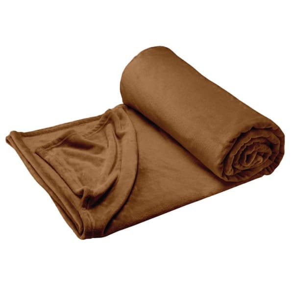 Shimmersoft Toffee Throw