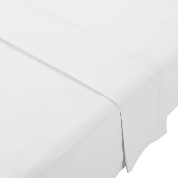 White 800tc Egyptian Cotton Flat Sheet
