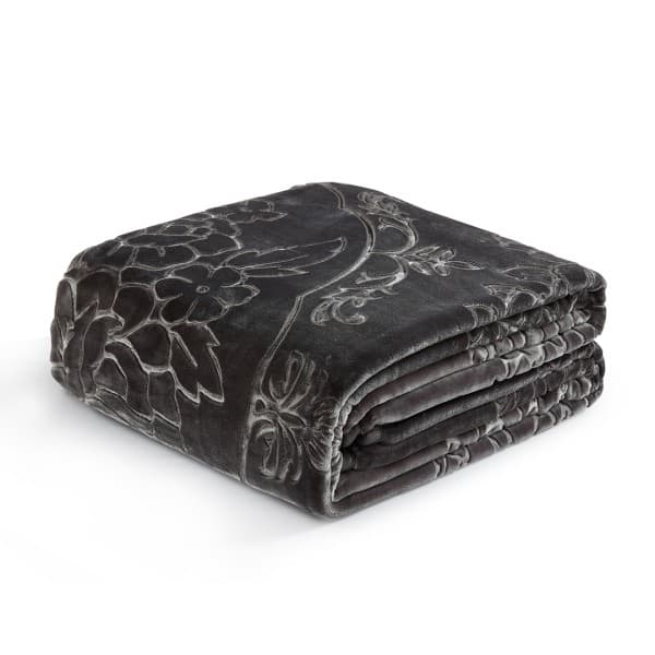 Helena Charcoal Blanket