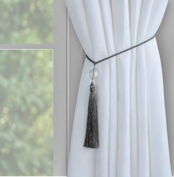Heidi Charcoal Tieback