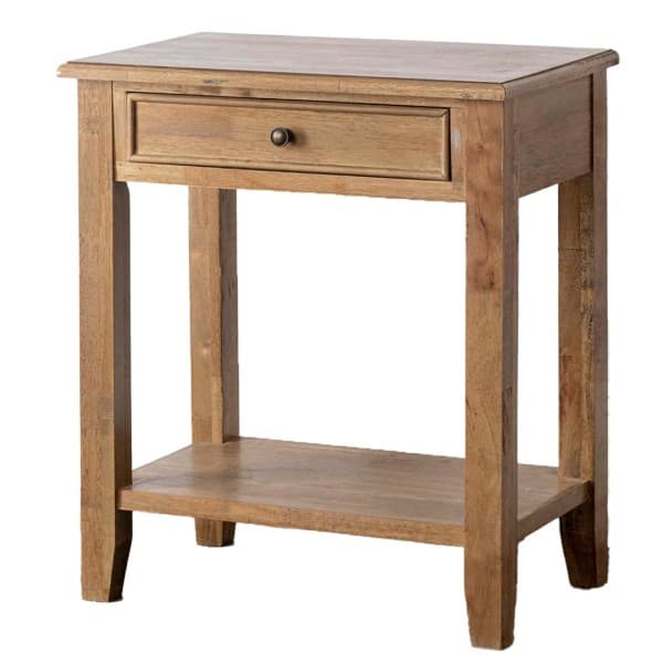 Sari Teak Natural Bedside Table