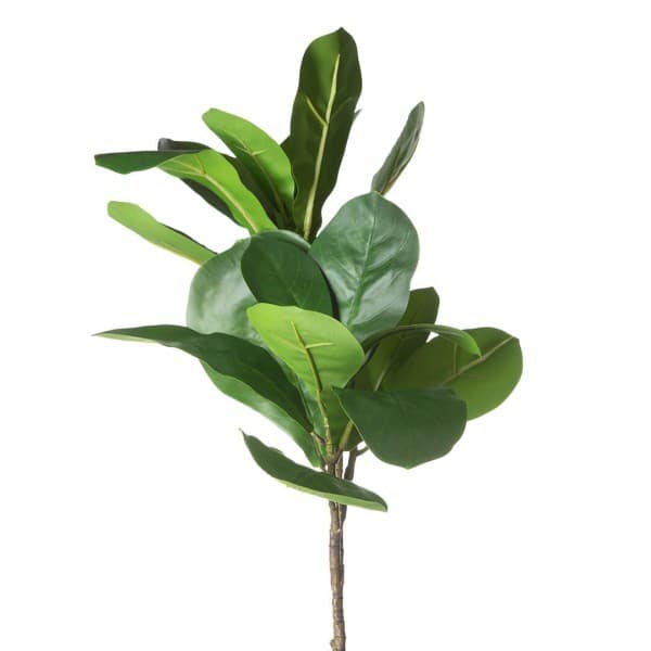 Fiddle Green Faux Plant