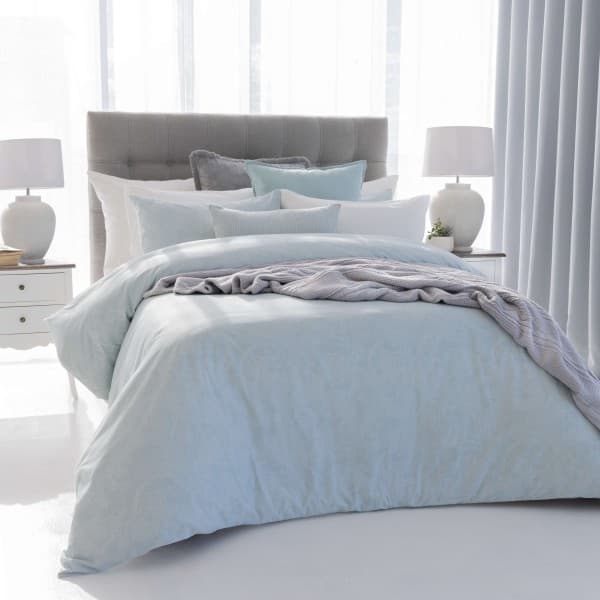 Amora Duck Egg Duvet Cover Set