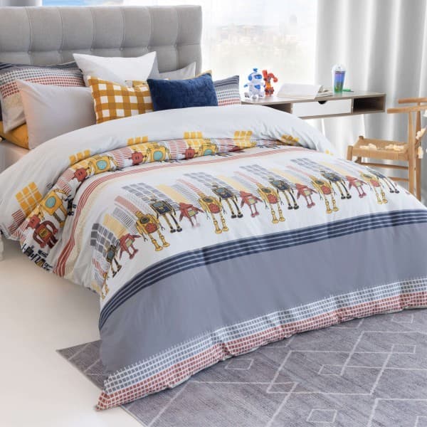 Rodney Grey Duvet Cover Set