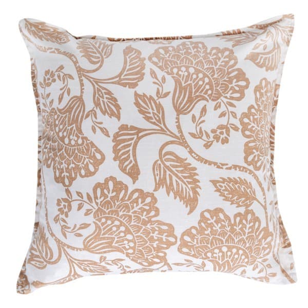 Hand Drawn Paisley Honey Scatter Cushion