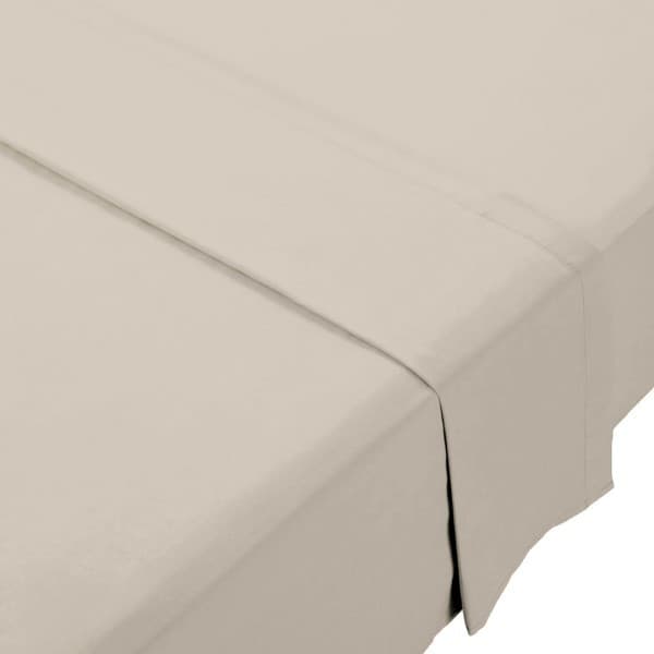 Latte 300tc Egyptian Cotton Flat Sheet