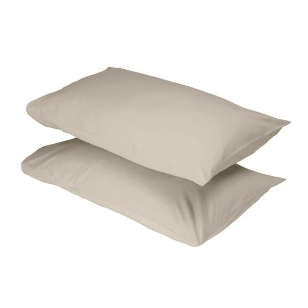 Latte 300tc Egyptian Cotton Pillowcase Pair