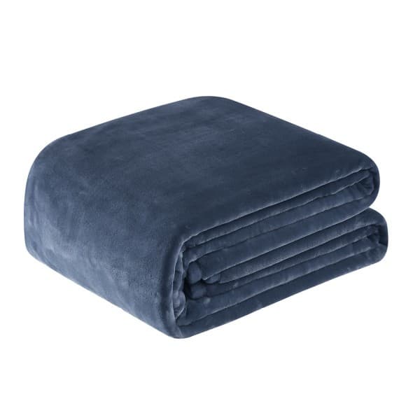 Helena Midnight Blue Blanket