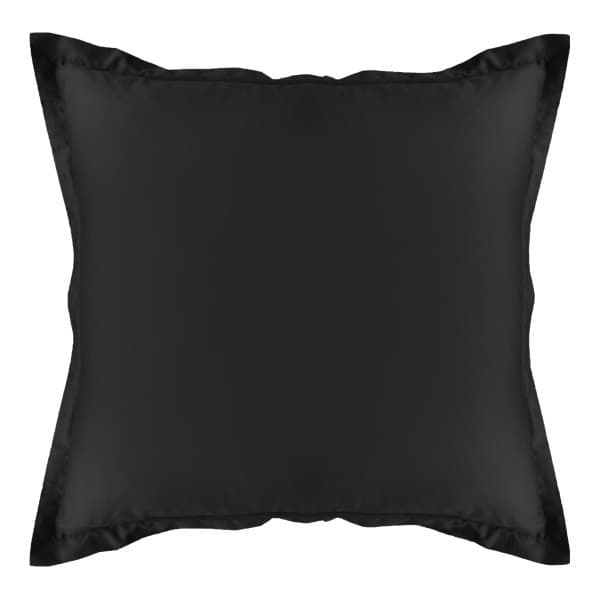 BLACK EGYPTIAN COTTON SCATTER CUSHION