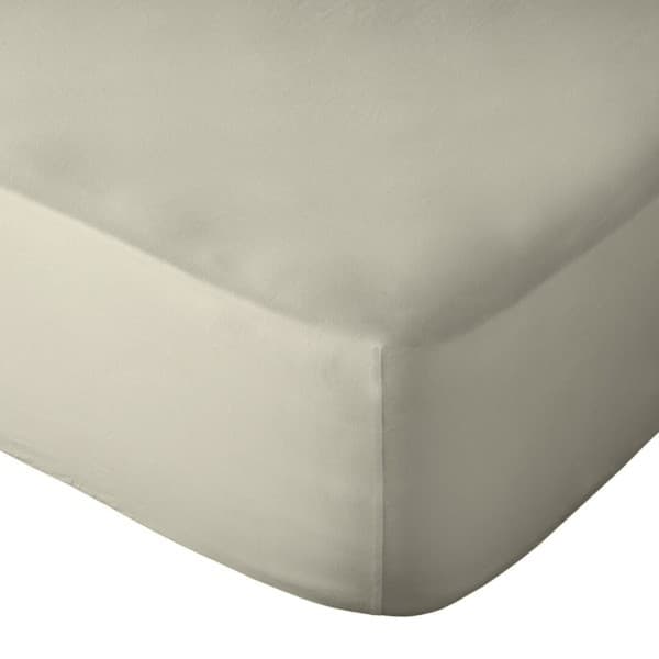 Natural Washed Cotton  Fitted Sheet