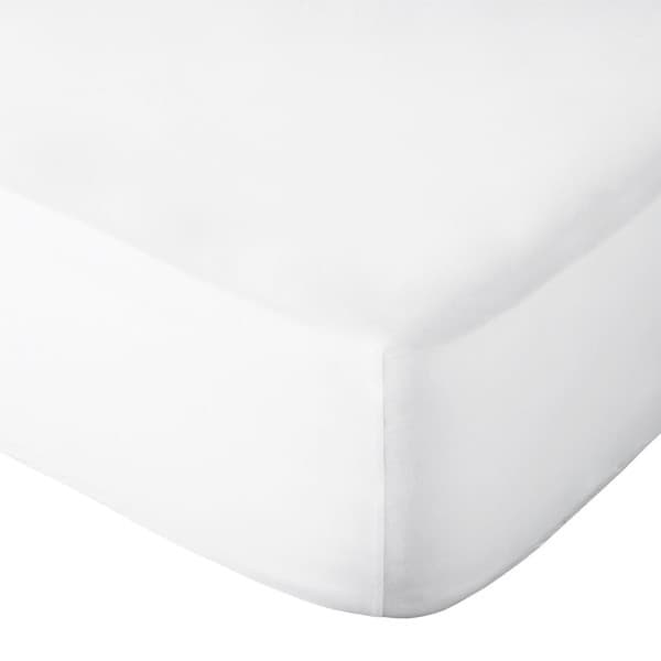 White Washed Cotton Fitted Sheet
