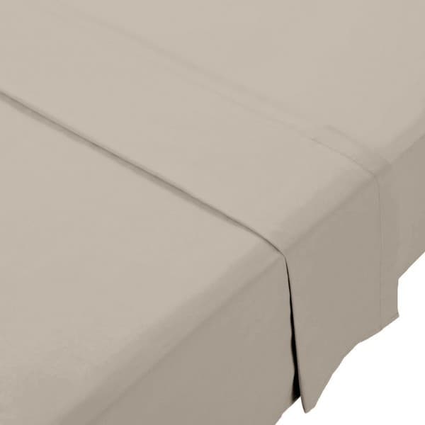 LATTE 600TC EGYPTIAN COTTON FLAT SHEET