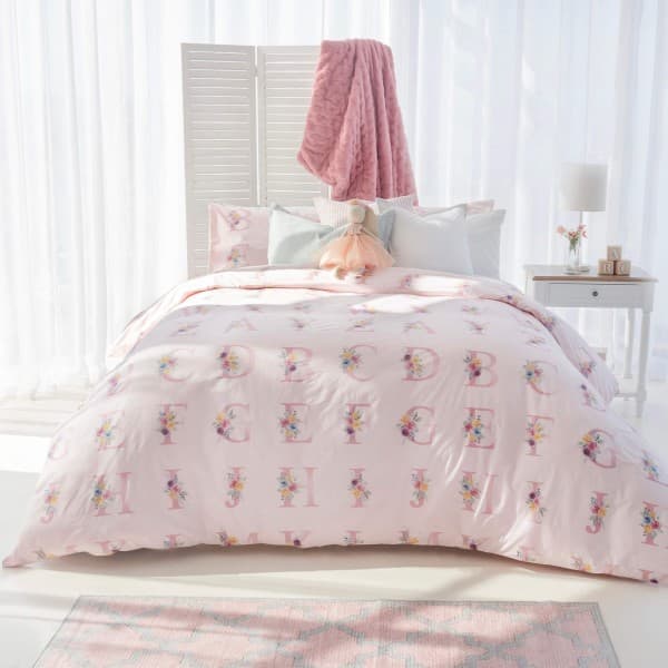 BLOSSOM PINK DUVET COVER SET