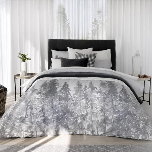 WOODLAND GREY DUVET COVER SET