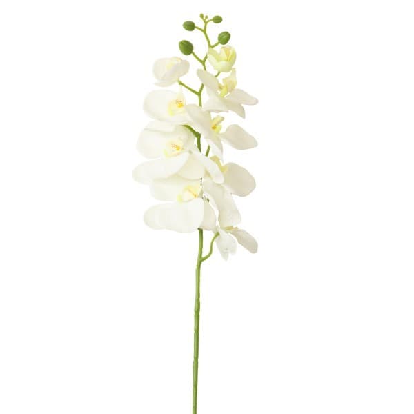 White Orchid Faux Plant
