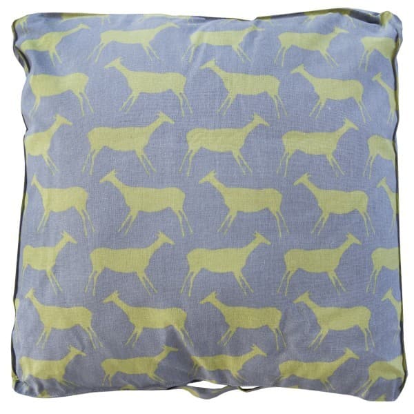 Rock Painting Charcoal Floor Cushion