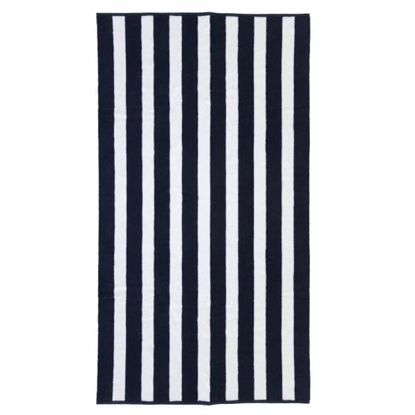 LUXURY NAVY BEACH TOWEL