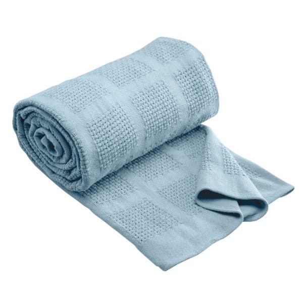 Cotton Blue Blanket