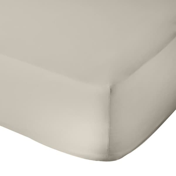 Natural 800tc Egyptian Cotton Fitted Sheet