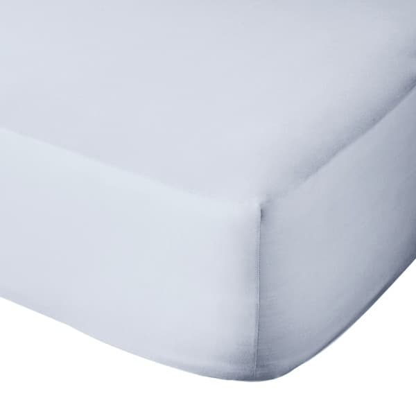 Sky Blue 300tc Egyptian Cotton Fitted Sheet