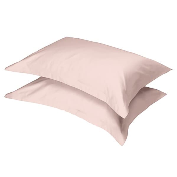 Oxford Peach Cotton 200tc Pillowcase Pair