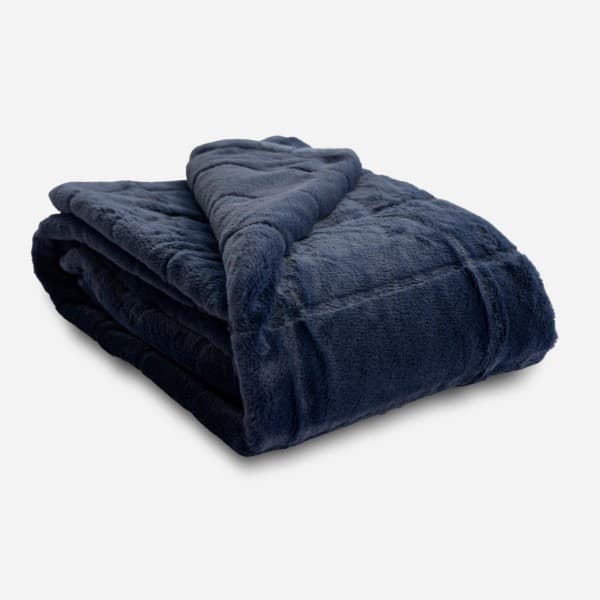 CORA MIDNIGHT BLUE THROW