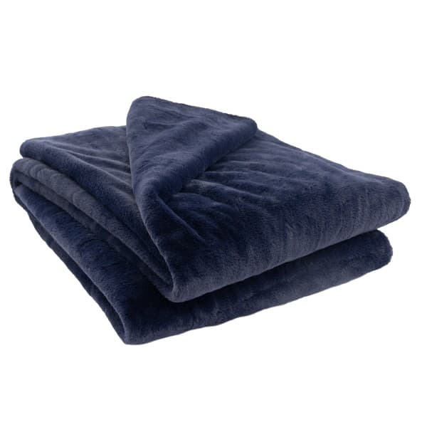 BRIDGET MIDNIGHT BLUE BLANKET