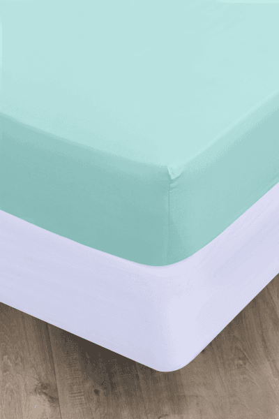 Eggshell 144tc Polycotton Fitted Sheet