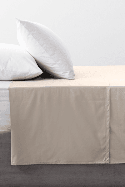 Natural 300tc Egyptian Cotton Flat Sheet