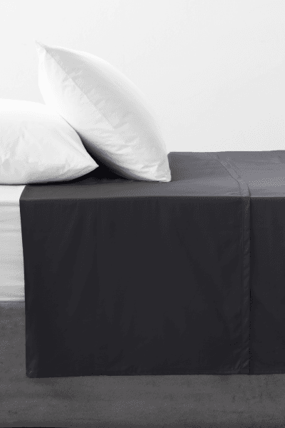 Black 300tc Egyptian Cotton Flat Sheet
