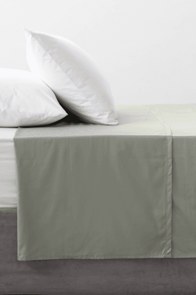 SEAFOAM 600TC EGYPTIAN COTTON FLAT SHEET