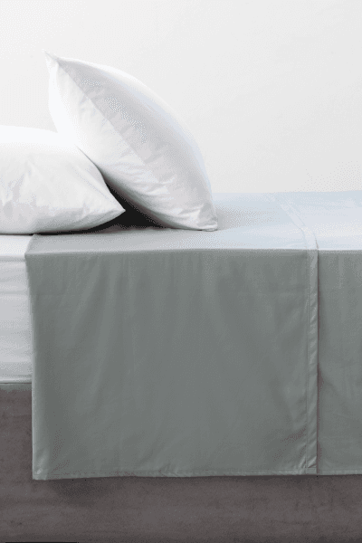 SEAFOAM SUPIMA COTTON 450TC FLAT SHEET