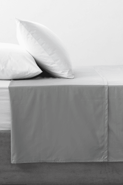 GREY SUPIMA COTTON 450TC FLAT SHEET