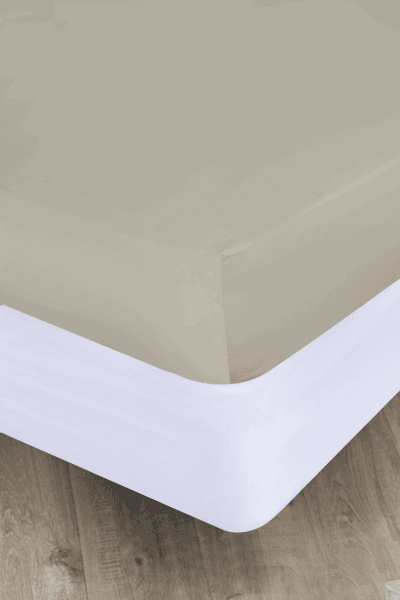 Natural 800tc Egyptian Cotton Fitted Sheet