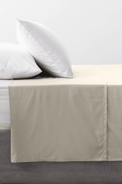 Natural 800tc Egyptian Cotton Flat Sheet