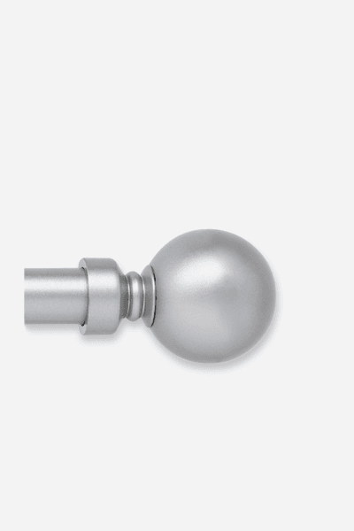 SILVER STEEL SOLID FINIAL BALL