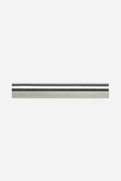 SILVER STEEL CURTAIN ROD 2.5M