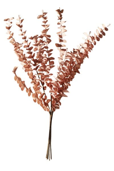 CORAL EUCALYPTUS FAUX PLANT
